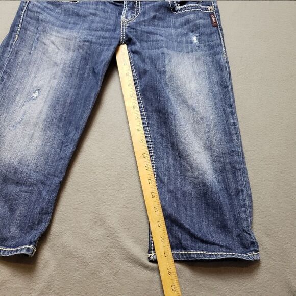 Silver Jeans Tuesday Crop - Women's Blue Jean Cropped Jeans / Shorts / Capri - Picture 12 of 13